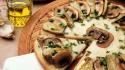 Food pizza mushrooms artichokes wallpaper