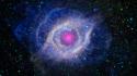 Outer space nebulae helix nebula wallpaper