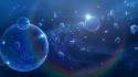 Outer space planets art wallpaper