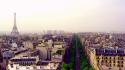 Paris landscapes cities widescreen wallpaper
