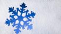 Snow snowflake wallpaper