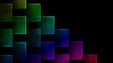 Abstract cubes wallpaper