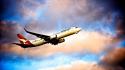 Aircraft plants airliners boeing 737-700 skies flies wallpaper