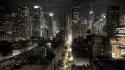 Cityscapes night lights new york city cities wallpaper