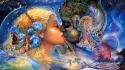 Fantasy paintings art dreams cosmic josephine wall mystical wallpaper