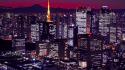 Japan tokyo cityscapes night lights cities skyline wallpaper