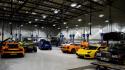 Lamborghini aventador rolls royce saab 9-5 garage wallpaper