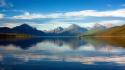 Light blue national park skies lake mcdonald wallpaper