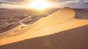 Nature sun desert sands wallpaper
