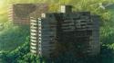 Buildings sunlight artwork post apocalyptic jean-pierre roy wallpaper