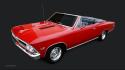 Cars chevelle vehicles simple background 1966 classic wallpaper