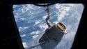 Dragons space station vehicle wallpaper