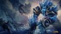 Blue league of legends glacier artwork malphite wallpaper