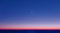 Sunset nature stars jupiter venus skyscapes waterscapes sea wallpaper