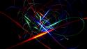 Abstract light trails wallpaper