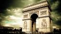 Arc de triomphe france paris architecture cities wallpaper