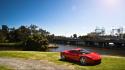 Ferrari 458 italia sun cars rivers wallpaper