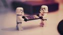 Star wars stormtroopers macro legos wallpaper