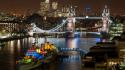 London bridge boats cities skyline wallpaper