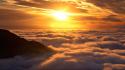 Sunrise clouds new zealand skyscapes wallpaper