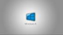 Text operating systems windows 8 logos grey background wallpaper