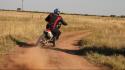 Dust africa motorcycles drifting off-road wallpaper