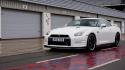 Gt-r r35 gtr japanese front angle view wallpaper
