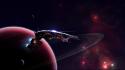 Mass effect normandy planetside astronomy outer space wallpaper