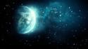 Outer space stars planets spacescape wallpaper