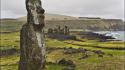 Stones statues easter island moai wallpaper