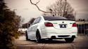 Vehicles m5 automobile front angle view rear wallpaper