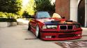 Bmw 3 series e36 cars red tuning wallpaper
