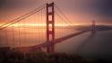 Gate bridge california san francisco morning skyscapes wallpaper