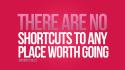 Typography shortcuts motivation pink background wallpaper