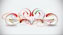 Abstract vector valentines hearts graphics wallpaper