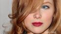 Close-up actresses redheads molly quinn faces lipstick wallpaper