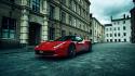 Engines ferrari wheels red fast italian auto wallpaper