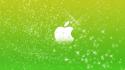 Green apple glitter wallpaper