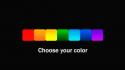 Minimalistic text rainbows colors wallpaper