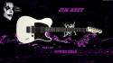 Music purple instruments guitars wallpaper