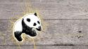 Panda bears artwork wallpaper