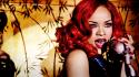 Rihanna red hair wallpaper