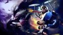 Video games clouds league of legends battles corki wallpaper