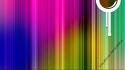 Abstract colors fun happy quotes wallpaper