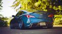 Cars tuning hyundai genesis coupe stance slammed camber wallpaper
