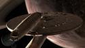 Enterprise star trek outer space science fiction spaceships wallpaper