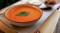 Food restaurant soup basil organic tomato wallpaper