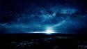 Outer space starry night wallpaper
