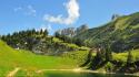 Switzerland lakes landscapes mountains nature wallpaper