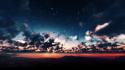 Twilight clouds landscapes scenic skies wallpaper